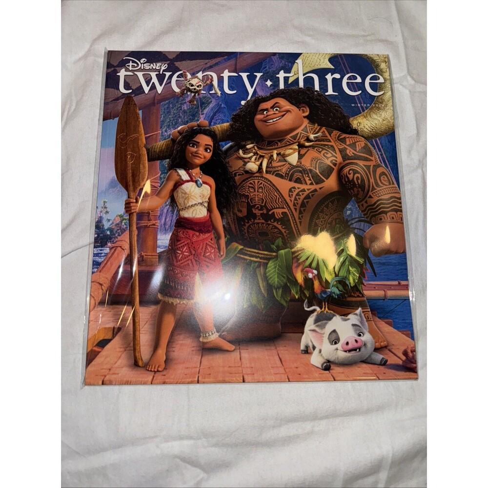 Disney D23 Magazine - Winter 2024 Moana 2 - Mufasa - Brand New